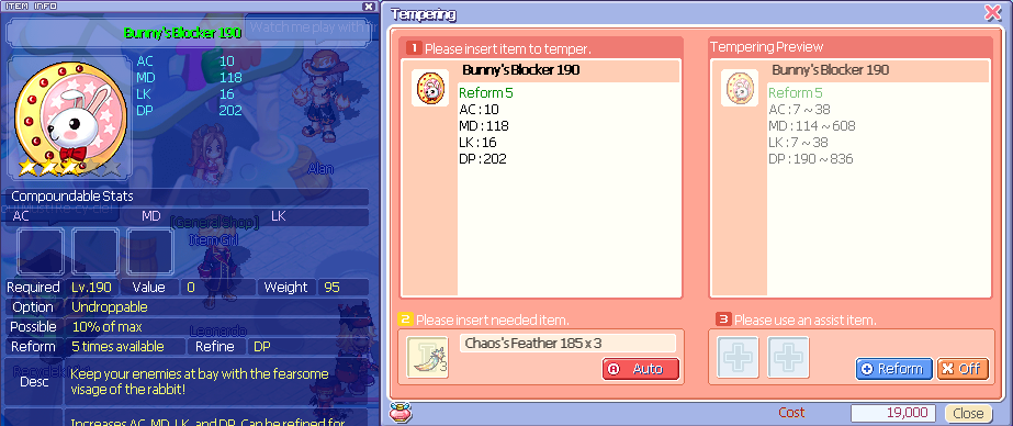 Bunny's Blocker 190