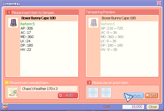 Boxer Bunny Cape 180