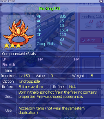 Fire Ring 150