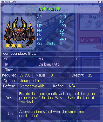 Dark Ring 150
