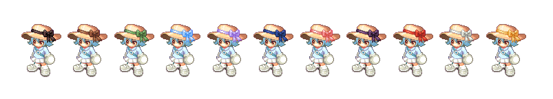 Beach Straw Hat Box Showcase