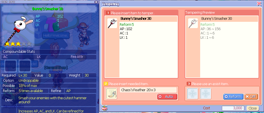 Bunny's Smasher 30