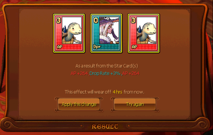 Stat Boost Result Example