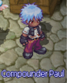 Compounder Paul - Compound various materials (quest items and otherwise); sometimes replaced or alongside Compounder Nadia.